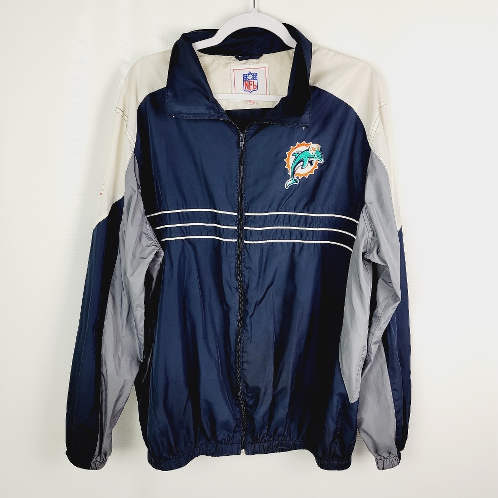 NFL Miami Dolphins Vintage Windbreaker Jacket